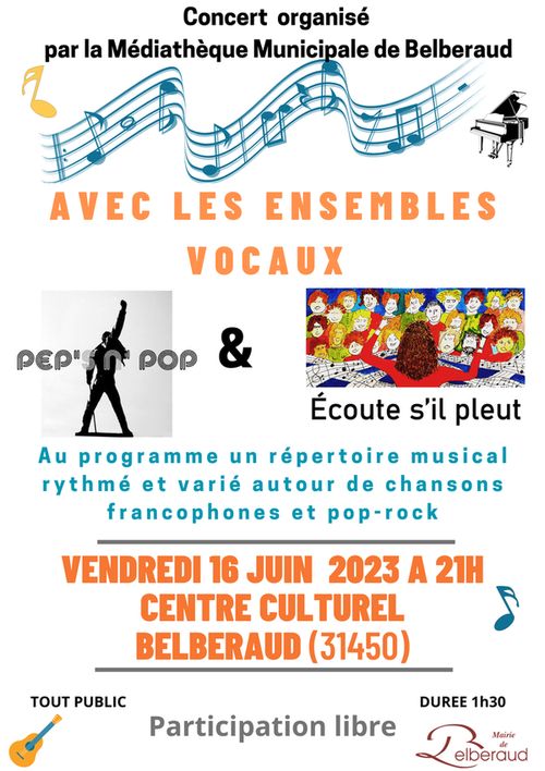 Affiche flyer concert 16 juin 2023 500